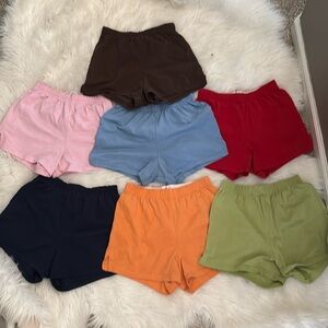 Shorts in 7 colors